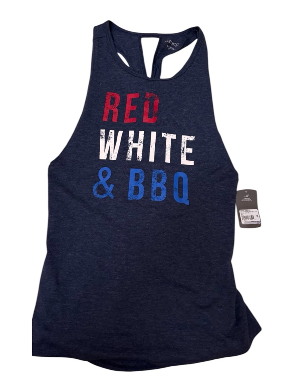 Bcg Navy Blue Athletic Tank‎ Top Red, White and Blue